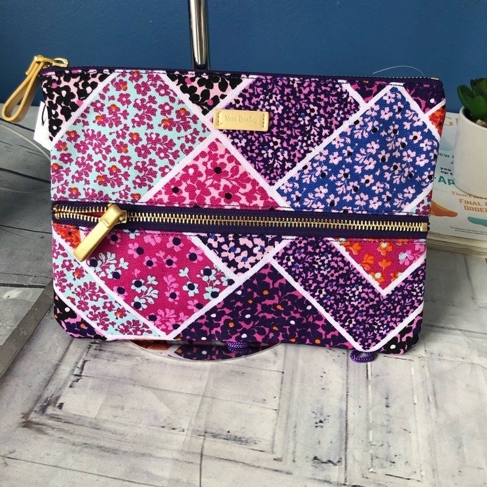 Vera Bradley Medley 3 RING Pencil Pouch CASE 4 BACKPACK Tote SCHOOL